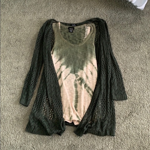 Rue21 Sweaters - Cardigan and tank top